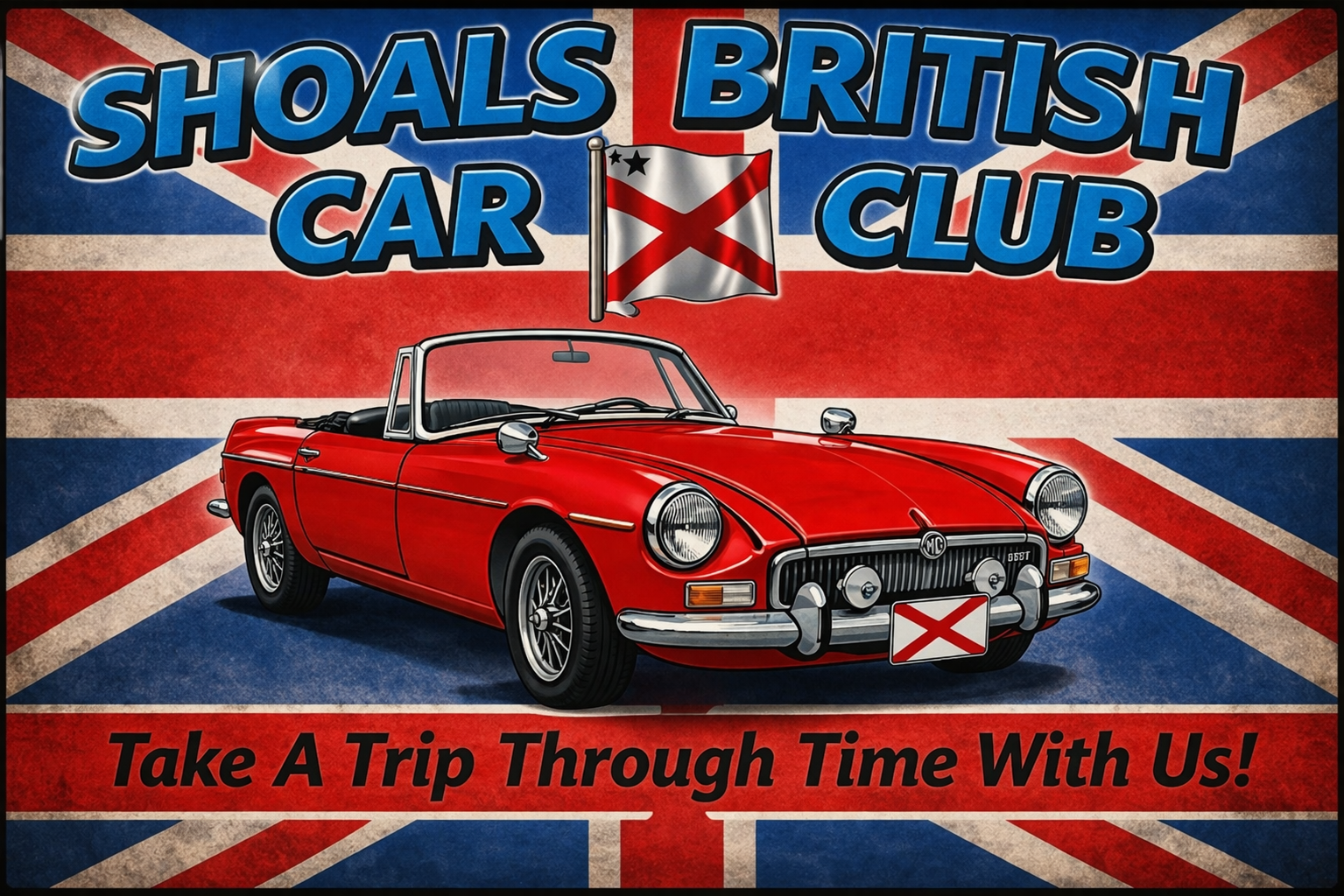 Shoals British Car Club banner